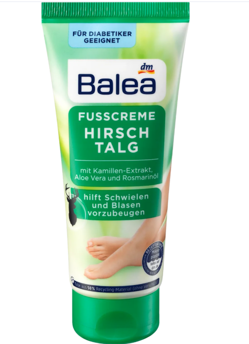 Balea foot cream with deer tallow, 100 ml
