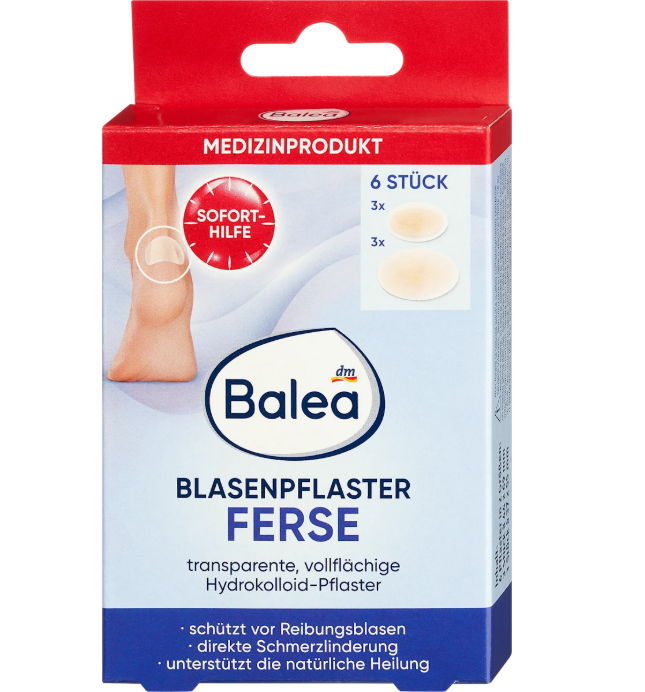 Balea Heel patches for blister treatment, 6 pcs