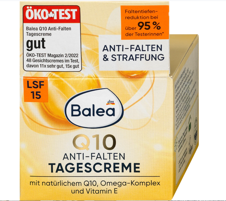 Balea Q10 day face cream SPF15, 50 ml