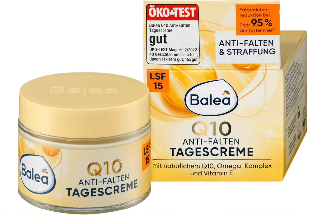 Balea Q10 day face cream SPF15, 50 ml