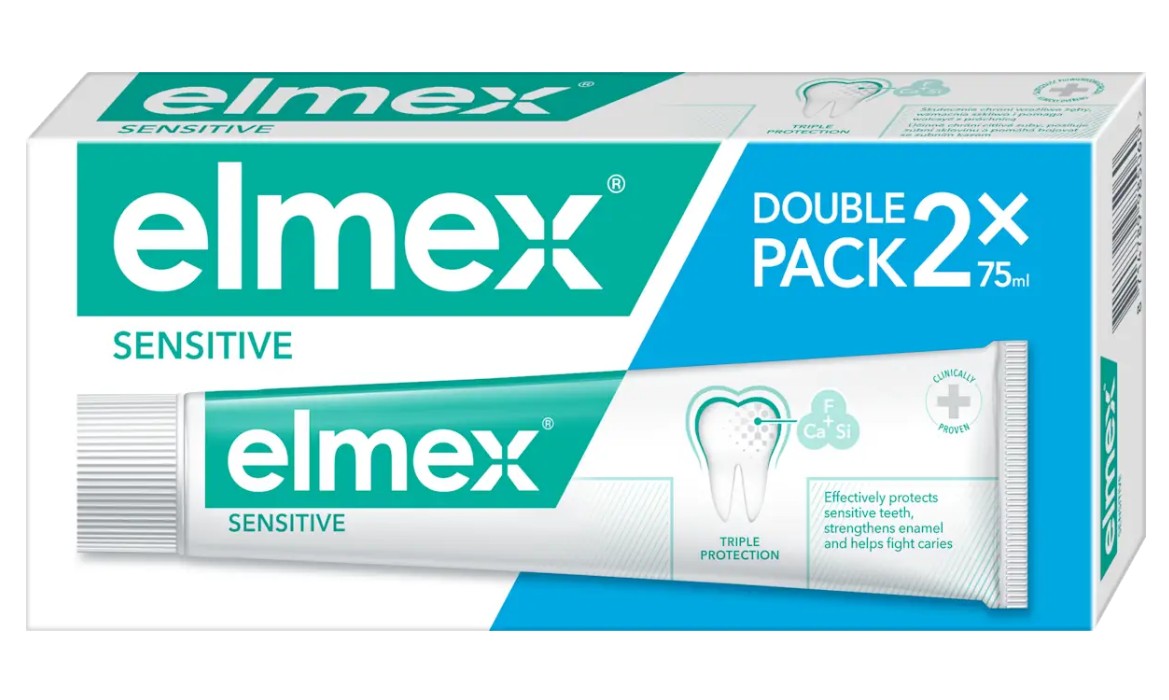 Elmex Sensitive duopack toothpaste, 150 ml