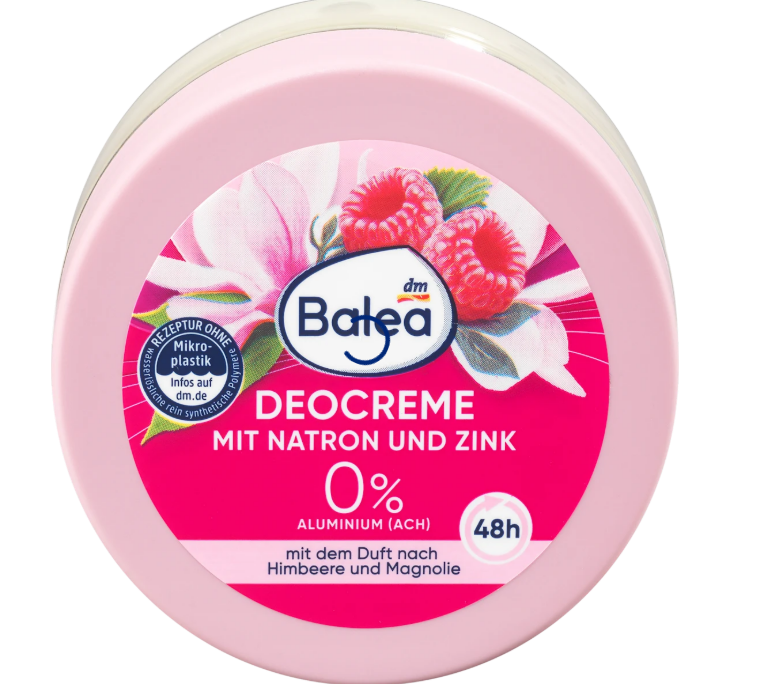 Balea deodorant cream with soda and zinc, 50 ml