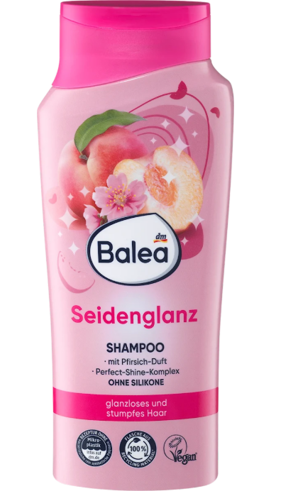 Balea shampoo for shiny hair, 300 ml