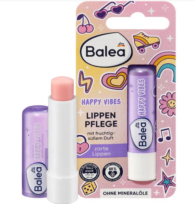 Balea Happy Vibes lip balm, 4.8 g