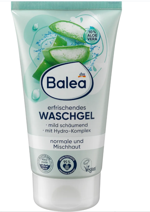 Balea refreshing aloe vera cleansing gel, 150 ml