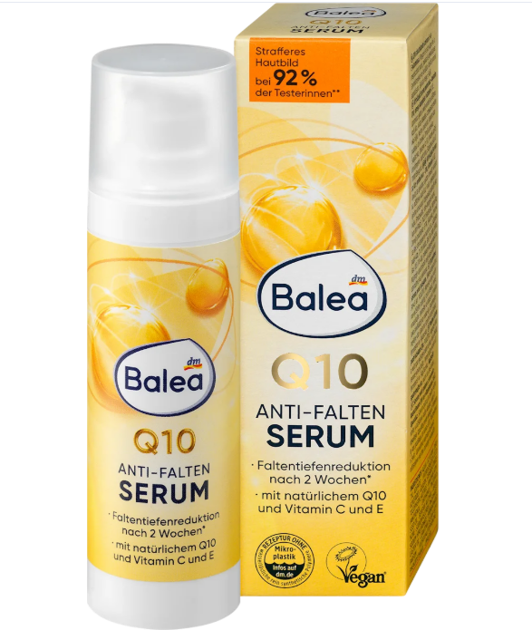 Balea Q10 anti-wrinkle skin serum, 30 ml