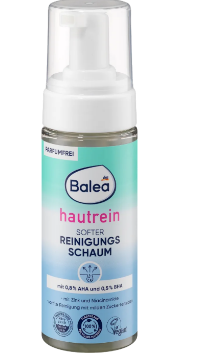 Balea hautrein cleansing facial foam, 150 ml