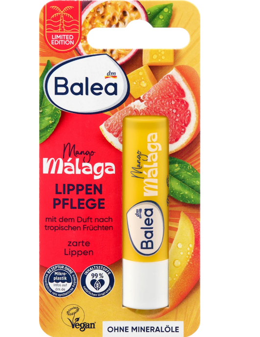 Balea Mango Malaga lip balm, 4.8 g