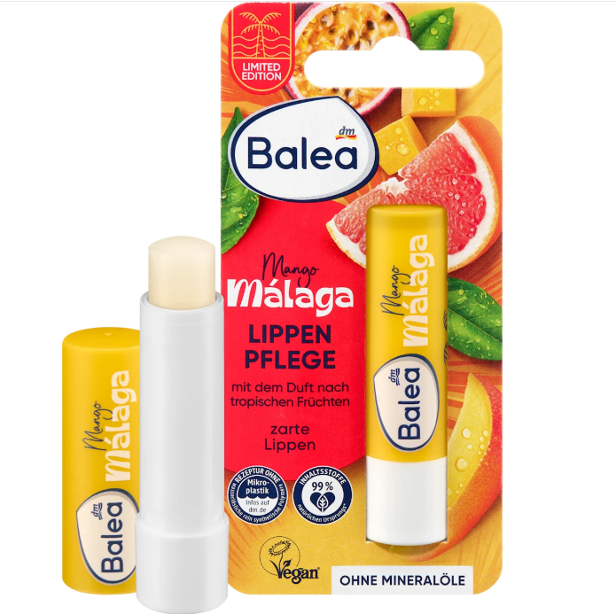 Balea Mango Malaga lip balm, 4.8 g