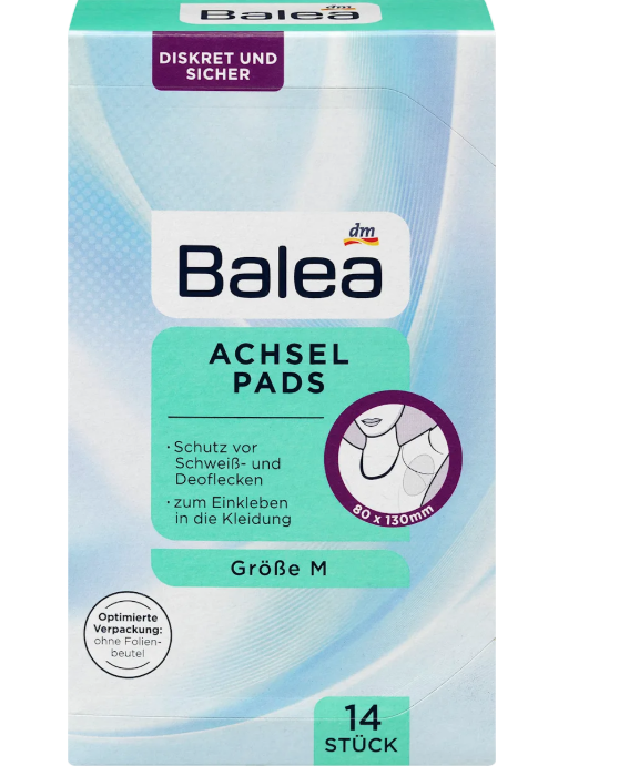 Balea Armpit protection size M, 14 pcs