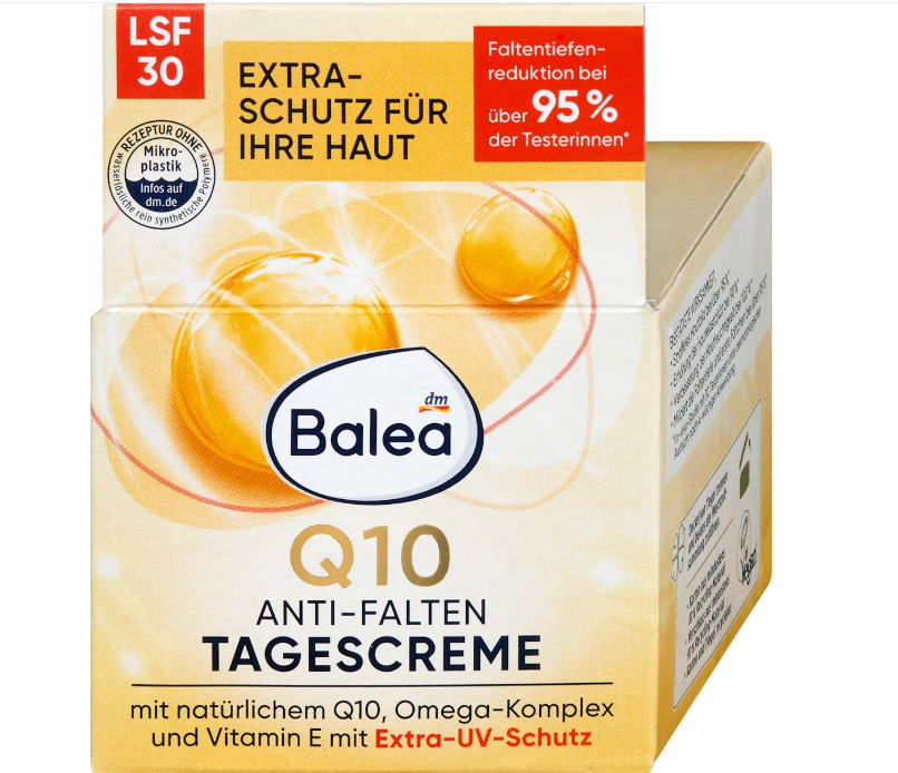 Balea Q10 anti-wrinkle day cream SPF30, 50 ml