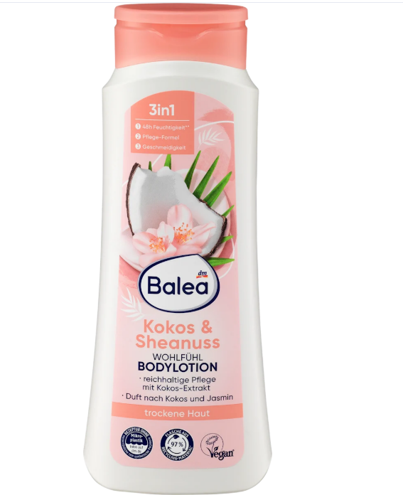 Balea Coconut & Shea Butter Body Lotion, 400 ml