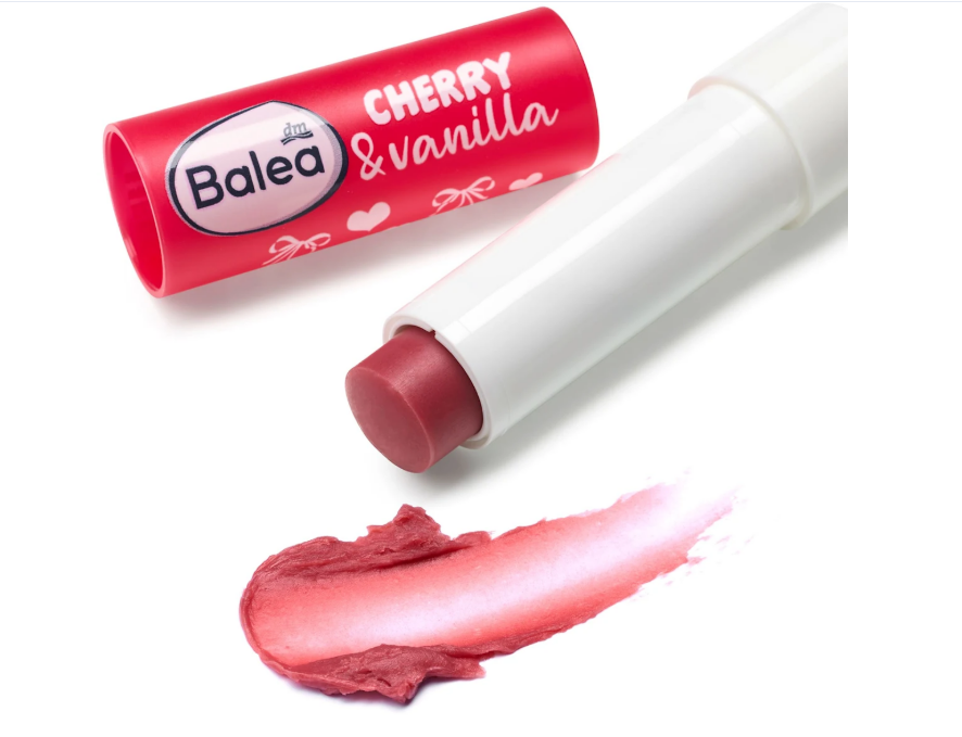Balea Cherry Vanilla lip balm, 4.8 g