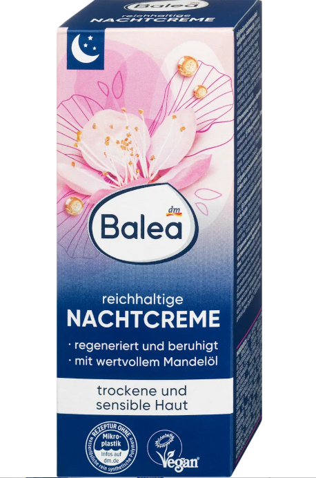 Balea regenerating night cream, 50 ml
