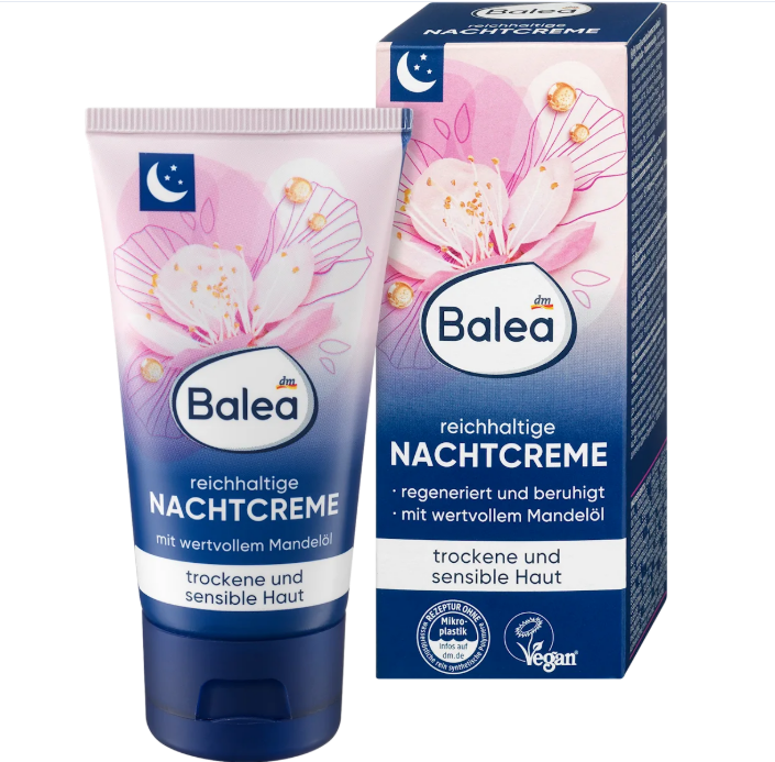 Balea regenerating night cream, 50 ml