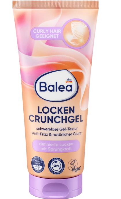 Balea styling gel for wavy hair Locken Crunchgel, 100 ml