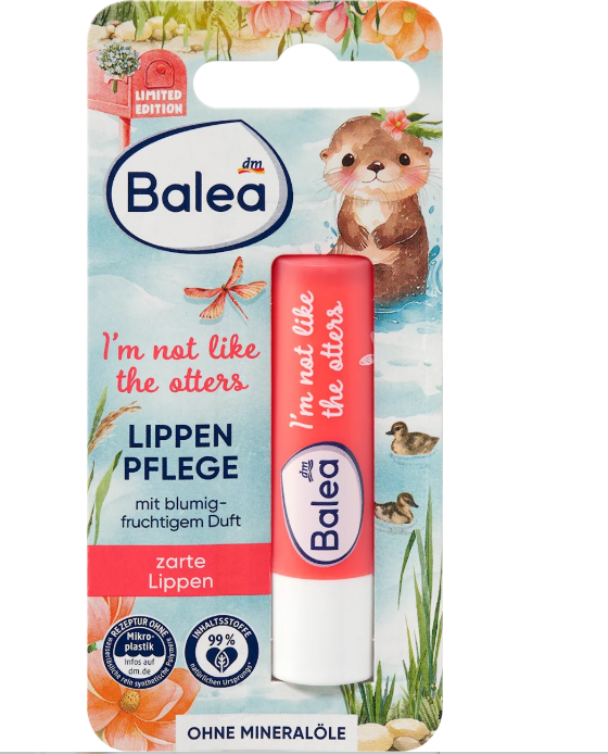 Balea I'm not like the otters lip balm, 4.8 g