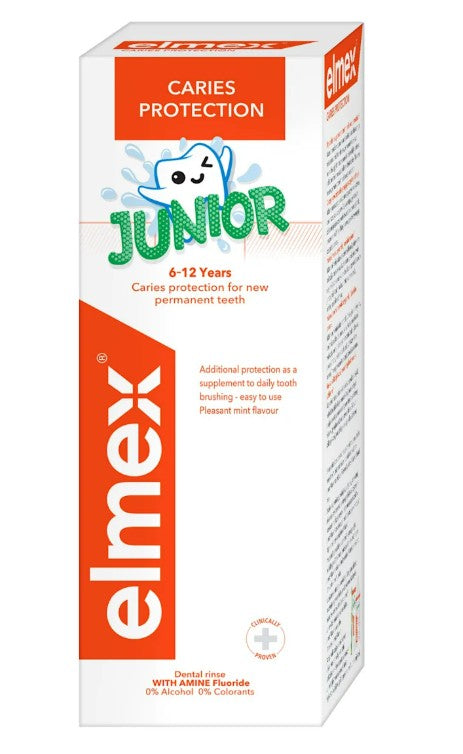 Elmex Junior 6+ mouthwash, 400 ml