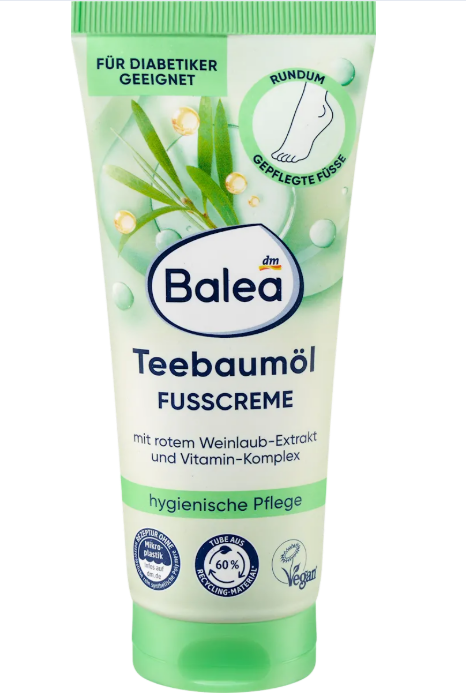 Balea foot cream with tea tree oil, 100 ml
