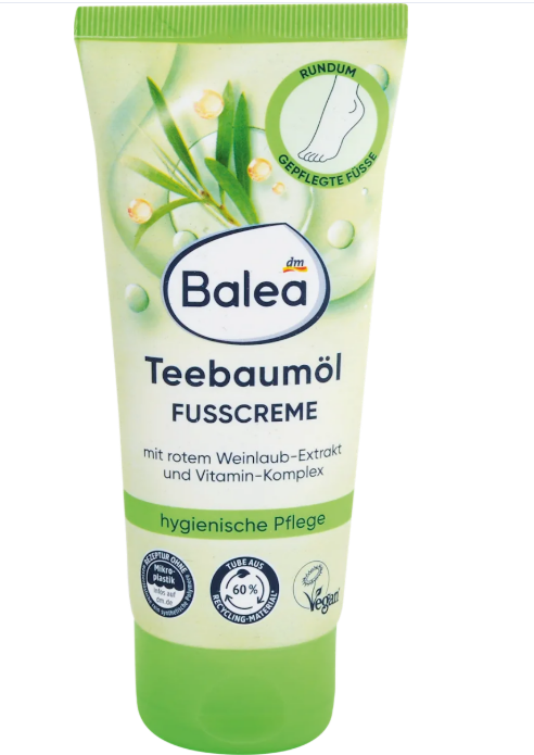 Balea foot cream with tea tree, 100 ml