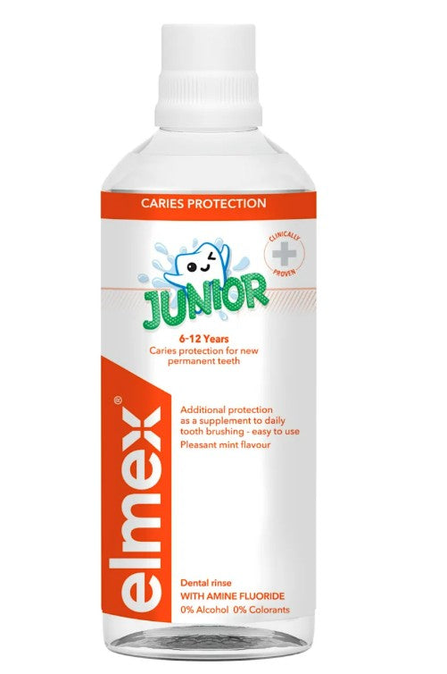 Elmex Junior 6+ mouthwash, 400 ml