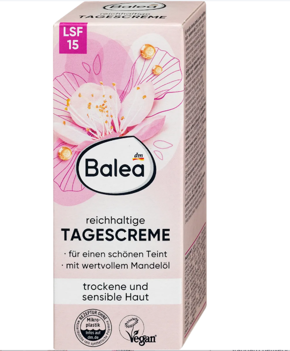 Balea nourishing day cream, 50 ml