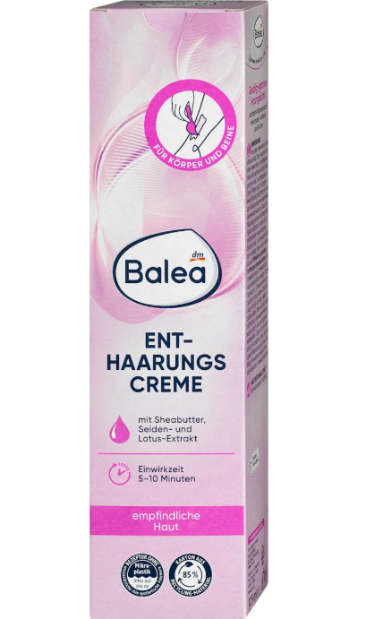 Balea depilatory cream, 125 ml