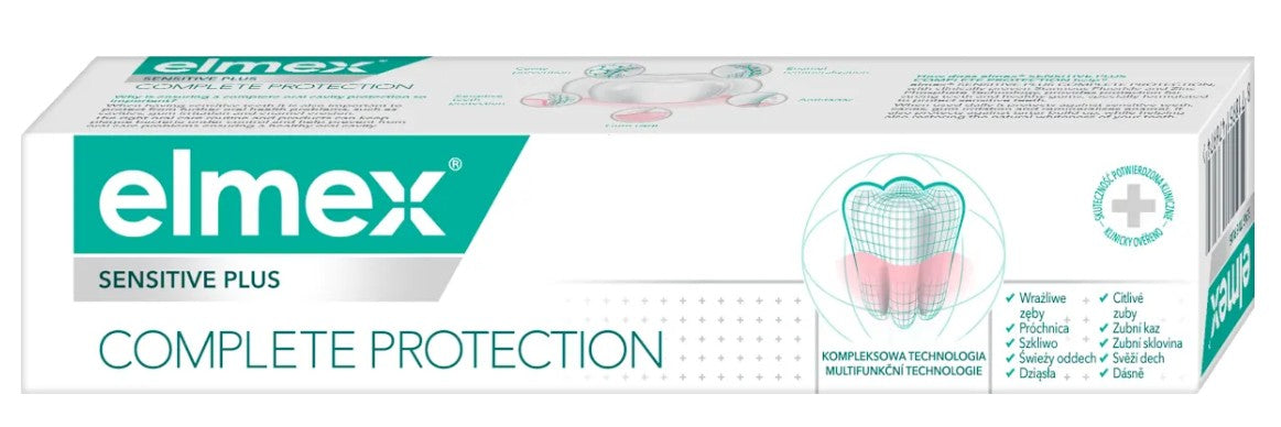 Elmex Sensitive Plus Complete Protection Toothpaste, 75 ml