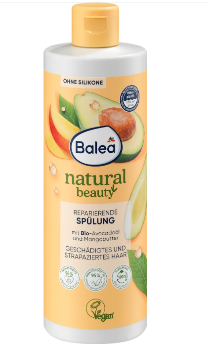 Balea natural beauty hair balm, 350 ml