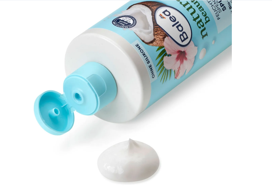 Balea natural beauty hair conditioner coconut milk & hibiscus, 350 ml