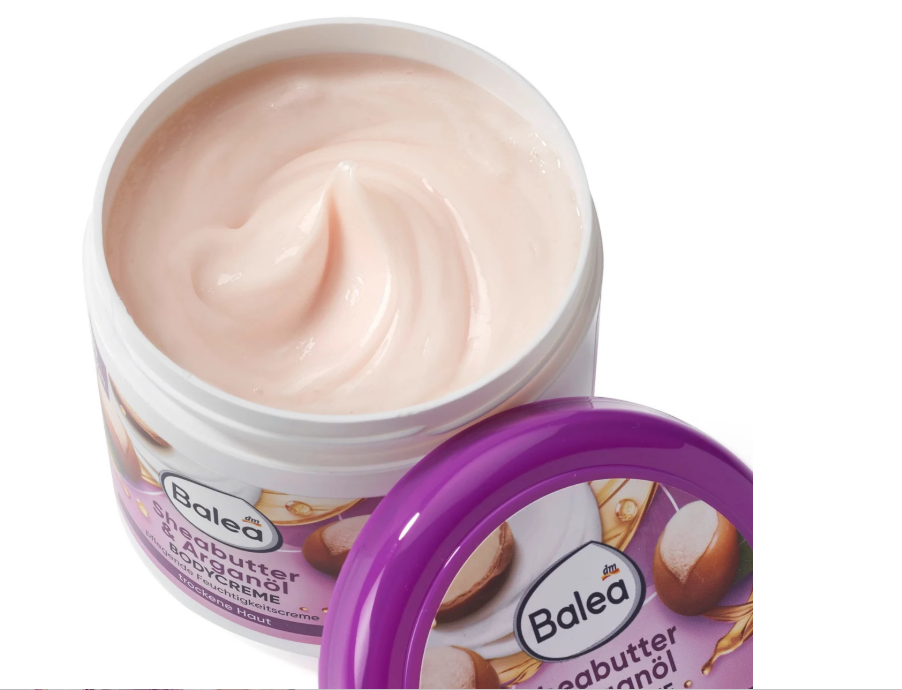 Balea body cream with shea butter & argan oil, 500 ml