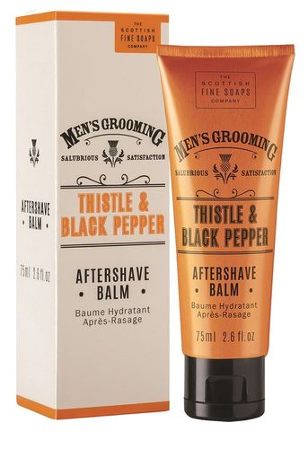 Scottish Fine Soaps Black pepper and milk thistle aftershave balm 75 ml