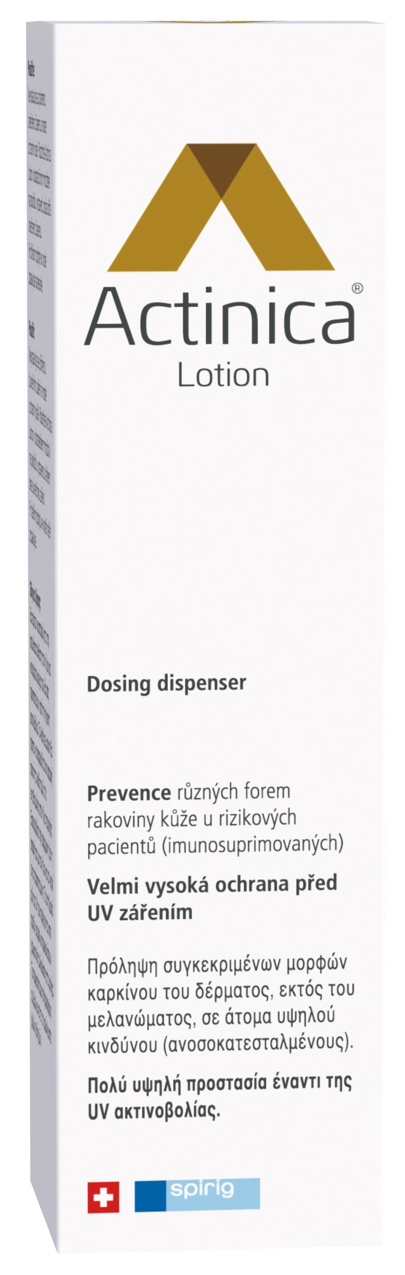 Actinica Lotion Milk 80 g against UVB and UVA sunlight