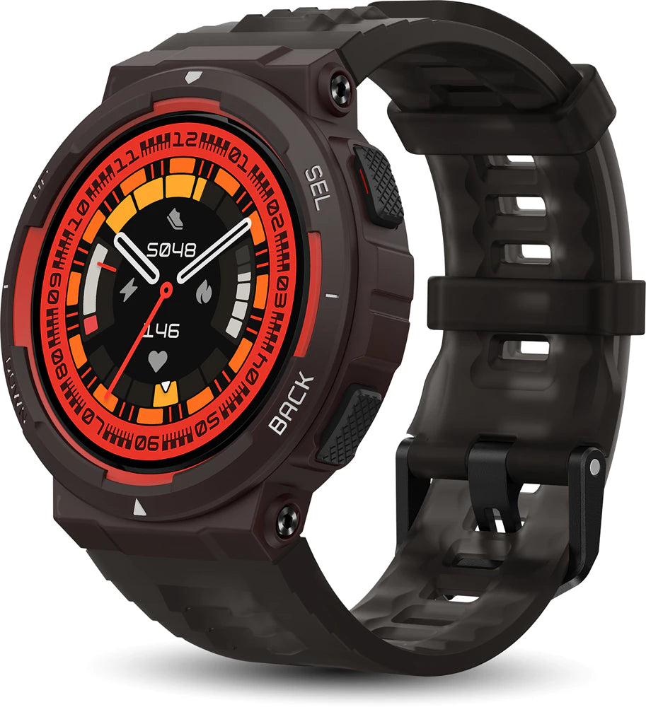 Amazfit Active Edge smartwatch Lava Black