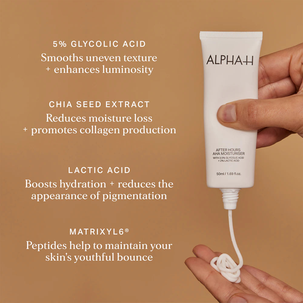 Alpha-H After Hours night cream with AHA acids 50 ml