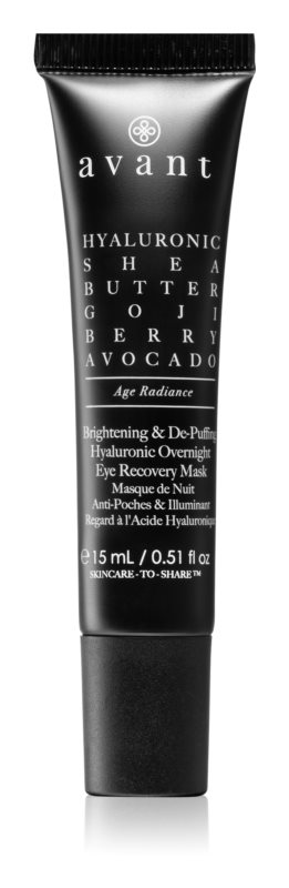 Avant Brightening & De-Puffing Hyaluronic Overnight Eye Recovery Mask 15 ml