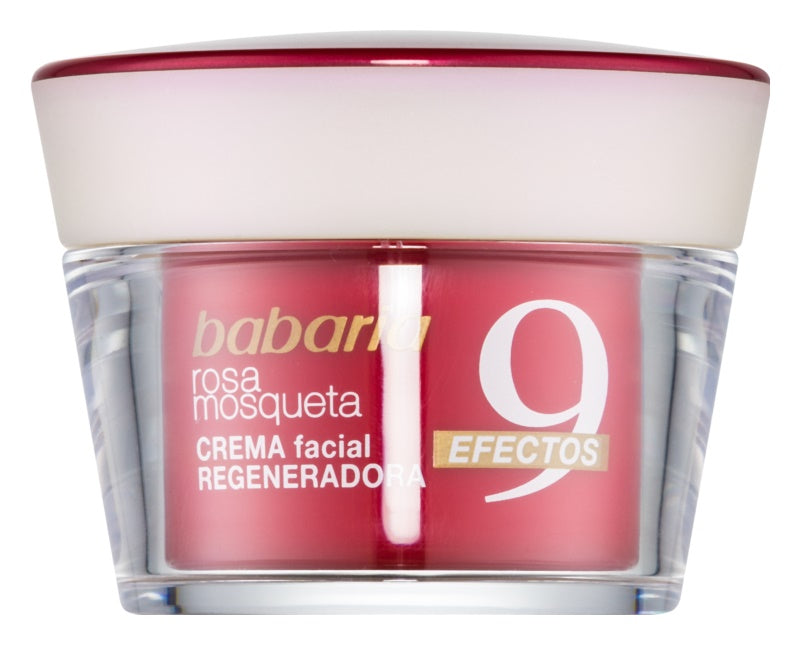 Babaria Rosa Mosqueta regenerating anti-wrinkle skin cream 9 effects 50 ml
