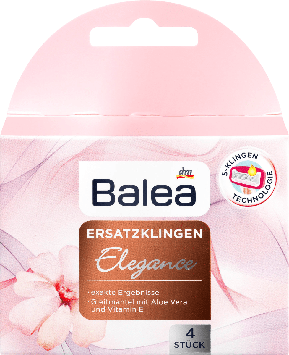 Balea spare razor head Elegance, 4 pcs