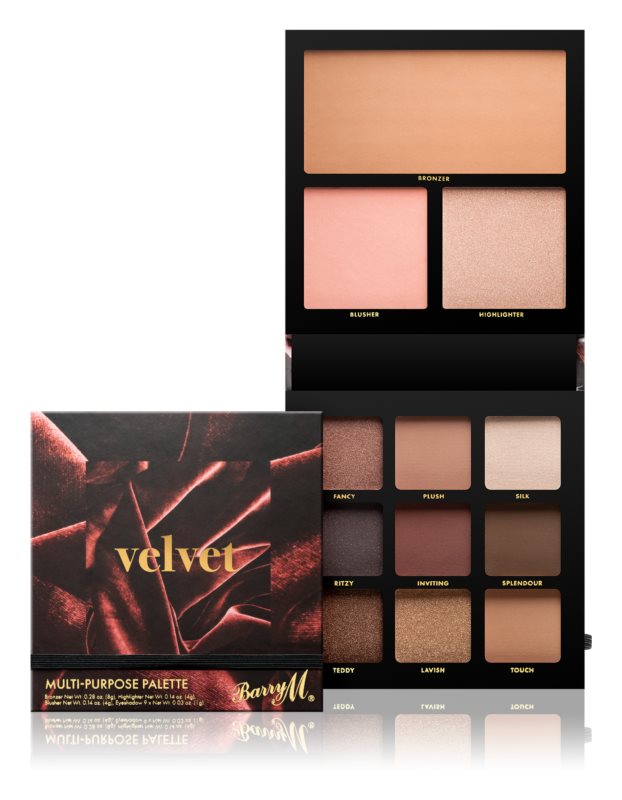 Barry M Velvet multifunctional palette for face and eyes