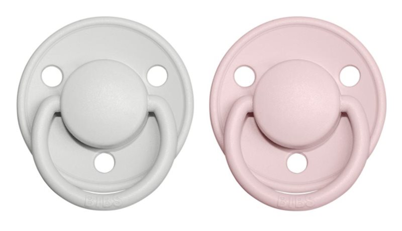 BIBS Pacifiers De Lux Natural Rubber Size 2: 6+ months; 2pcs