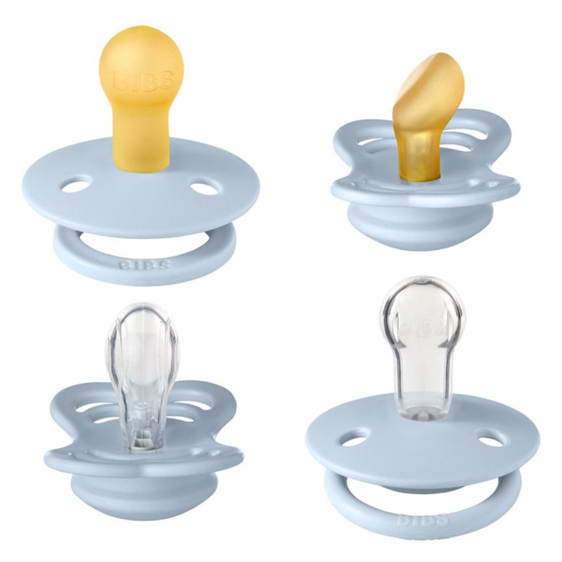 BIBS Pacifiers Try-It Size 1: 0+ months; 4 pcs