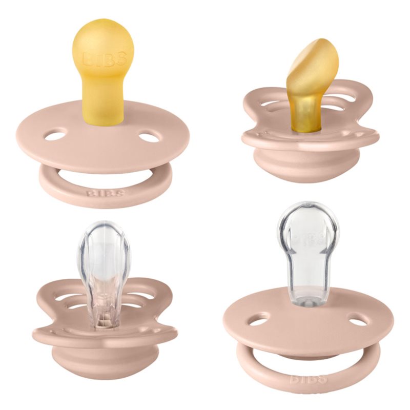 BIBS Pacifiers Try-It Size 1: 0+ months; 4 pcs