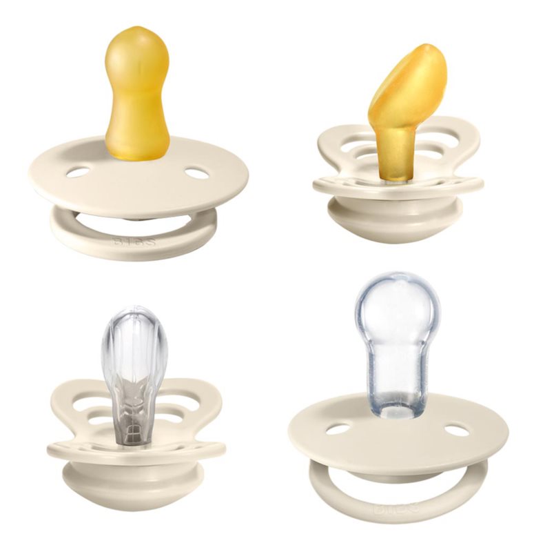 BIBS Pacifiers Try-It Size 1: 0+ months; 4 pcs