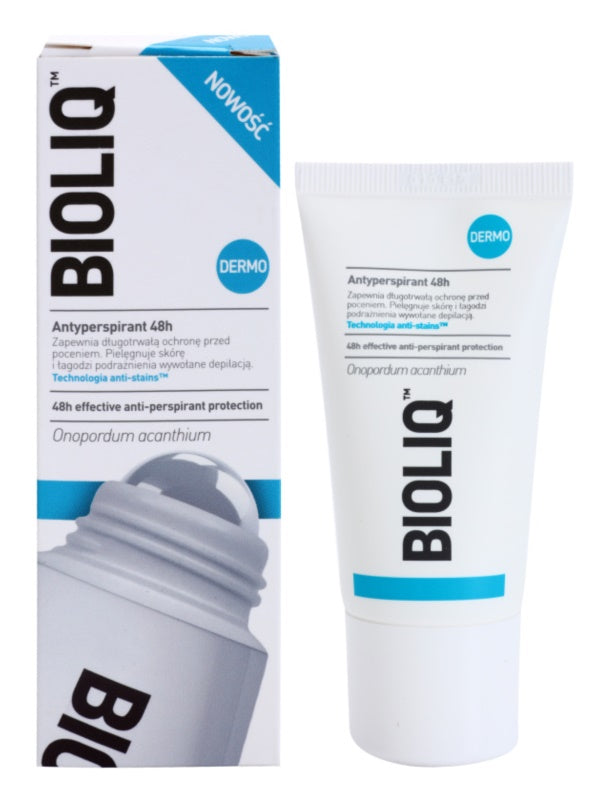 Bioliq Dermo antiperspirant roll-on for sensitive and depilated skin 48h - 50 ml