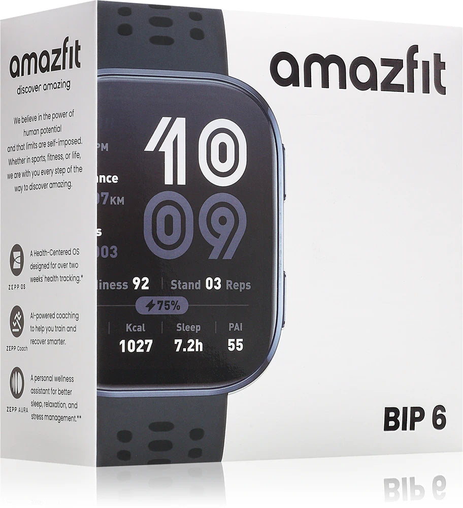 Amazfit Bip 6 smartwatch Black