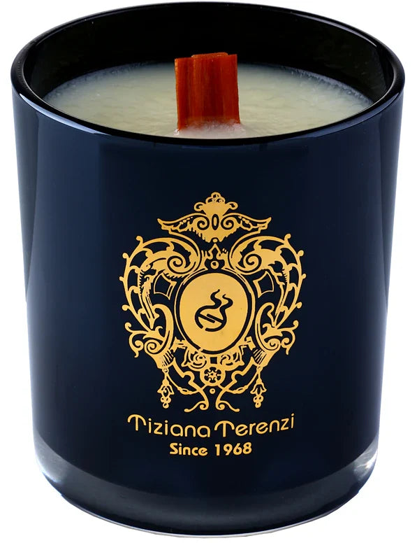 Tiziana Terenzi Black Fire scented candle with wooden wick