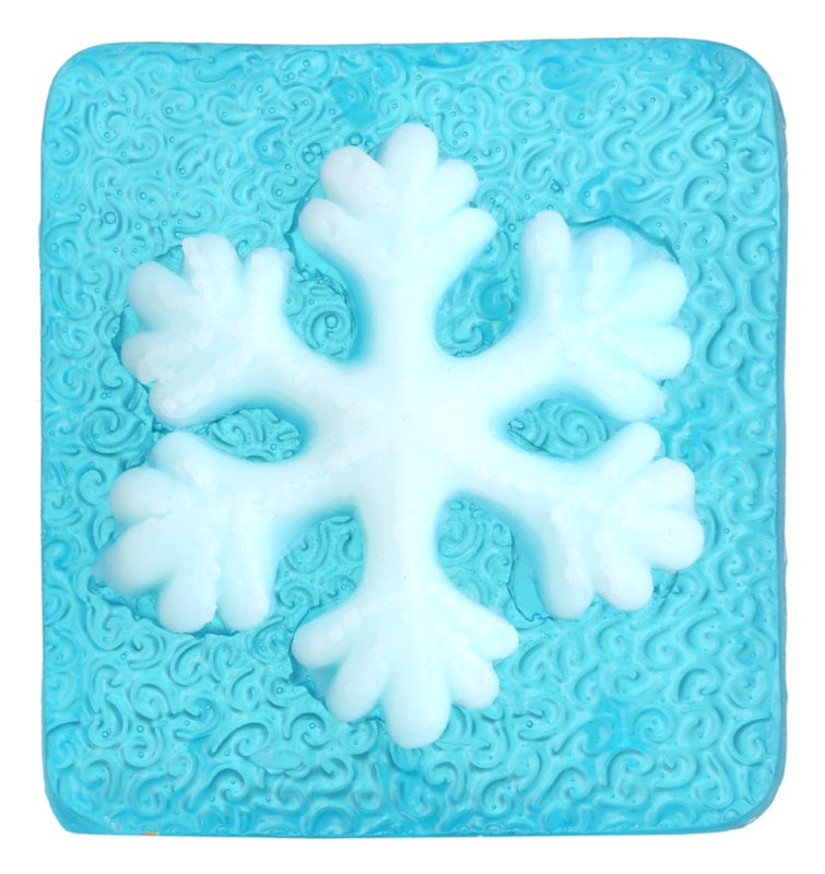 Bohemia Gifts & Cosmetics Snowflake handmade soap with glycerin 70 g