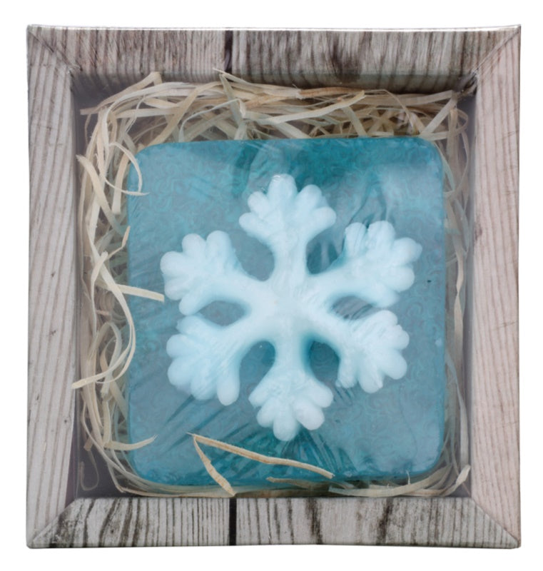 Bohemia Gifts & Cosmetics Snowflake handmade soap with glycerin 70 g