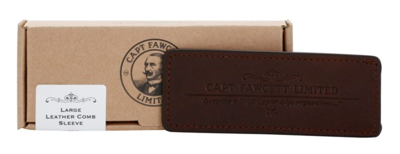 Captain Fawcett leather comb case (CF.82T)