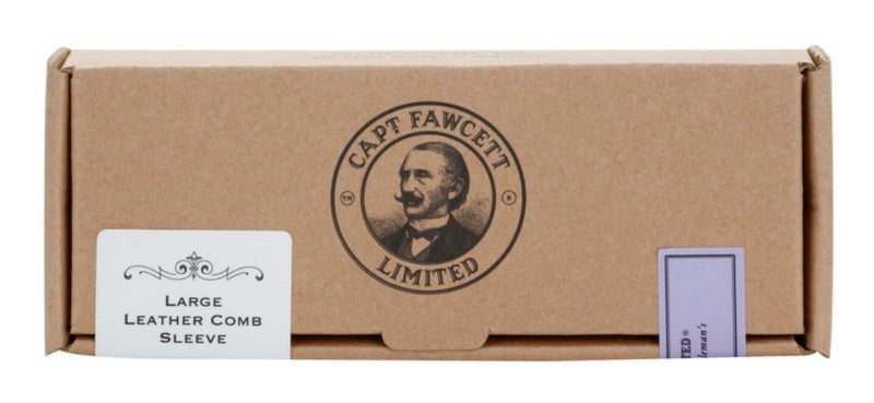 Captain Fawcett leather comb case (CF.82T)